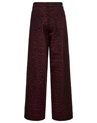 Leo CC Wide Bukser - Winered